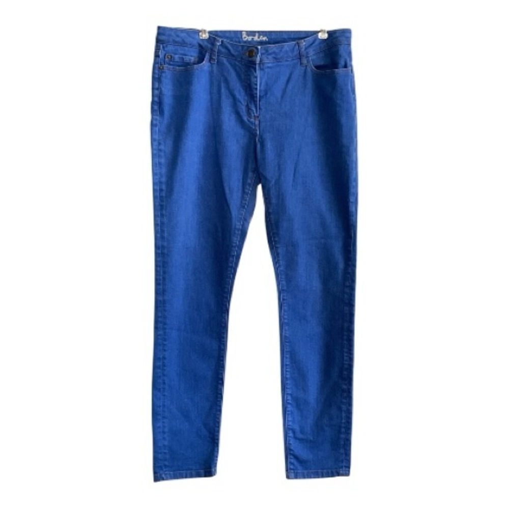 Boden Bright Blue Slim Fit Jeans | Stretch Cotton | Size 10R